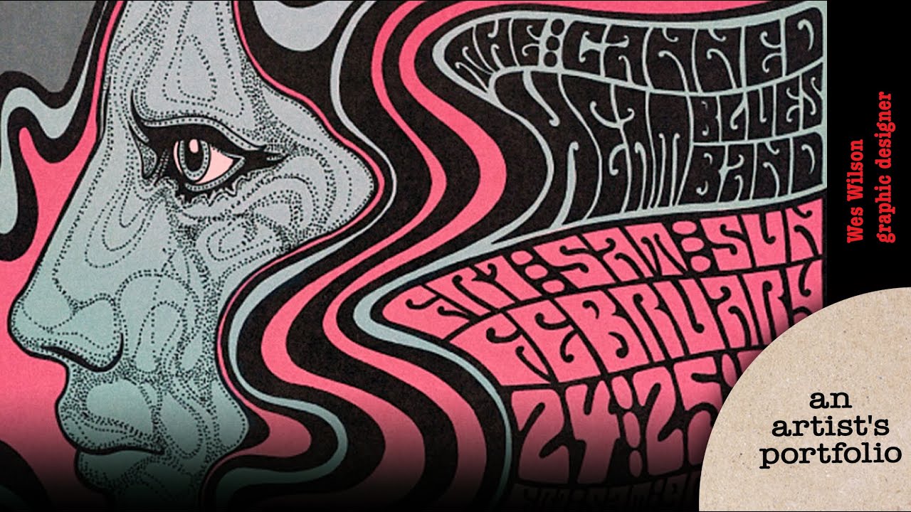 Wes Wilson - Portfolio of Psychedelic Posters and NPR Interview.