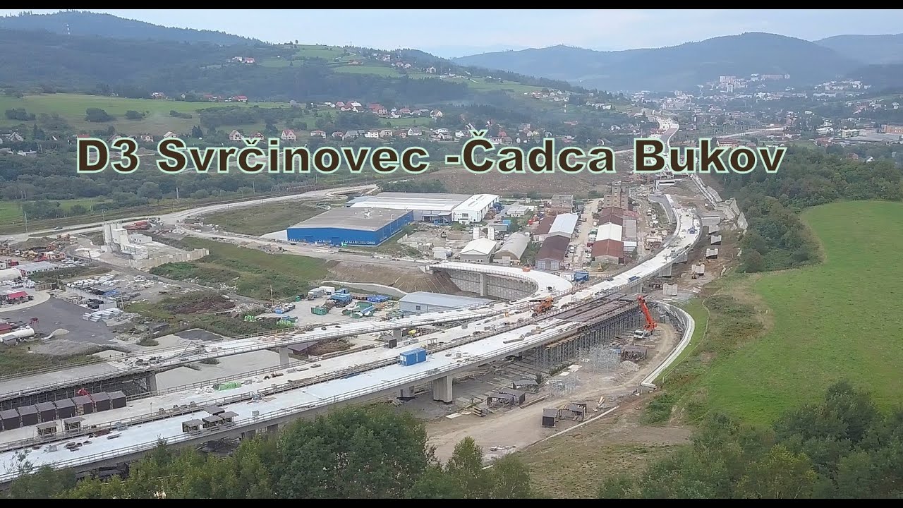 Stavba D3 Svrčinovec - Čadca Bukov (August 2019)