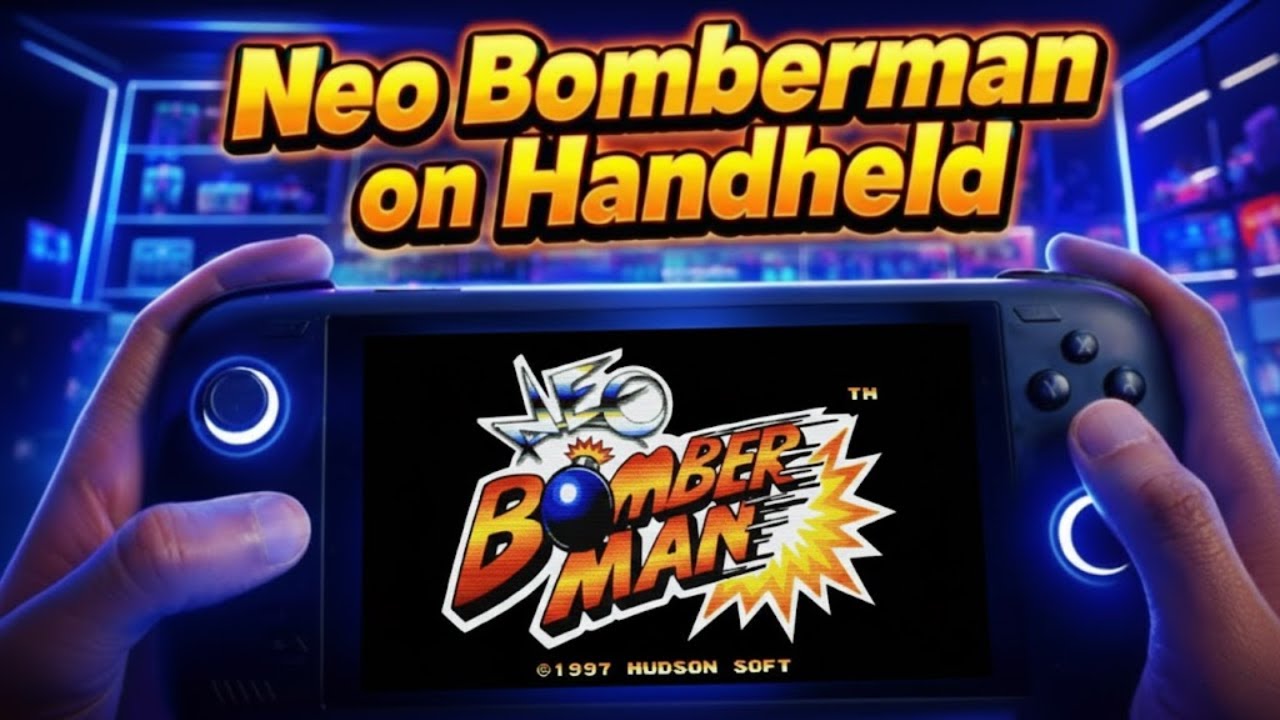 Neo Bomberman… But on a Handheld! 🤯 Battle Mode (Neo Geo Gameplay)
