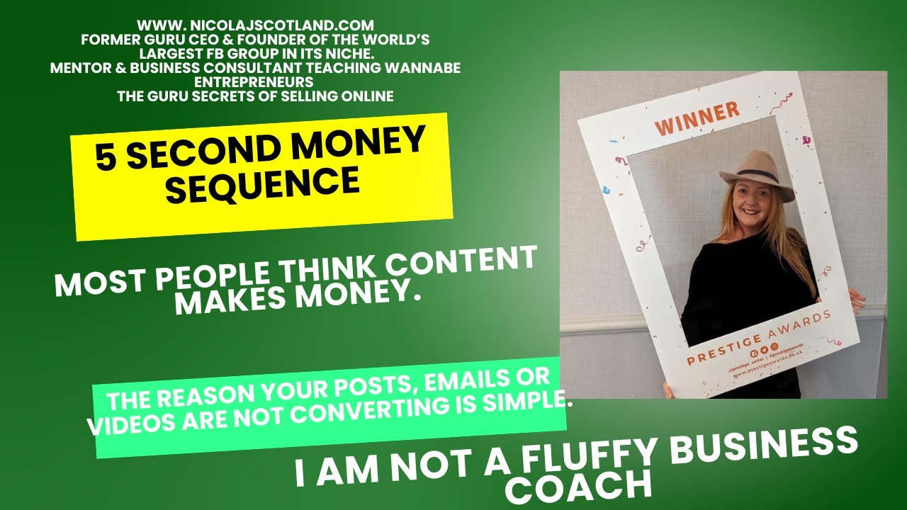 The 5 Step Money Sequence: Why Your Content Isn’t Making You Money