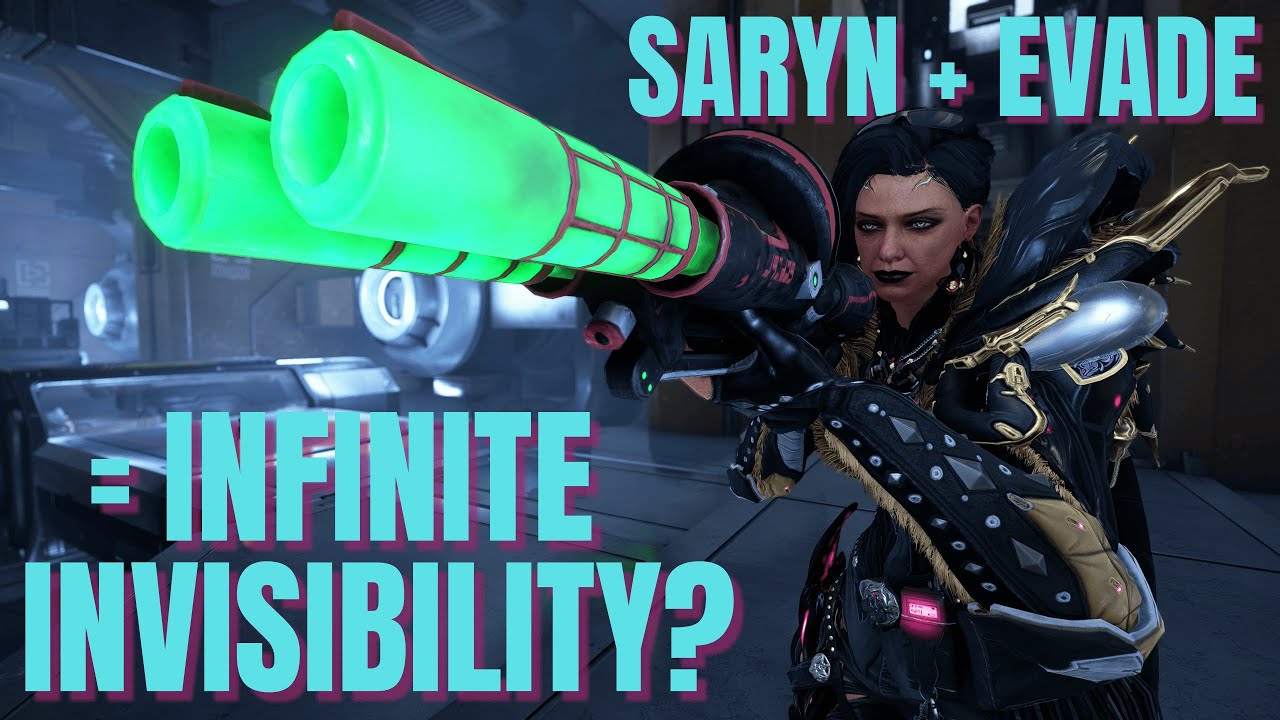 Saryn + Kuva Sobek + Evade = INFINITE INVISIBILITY?