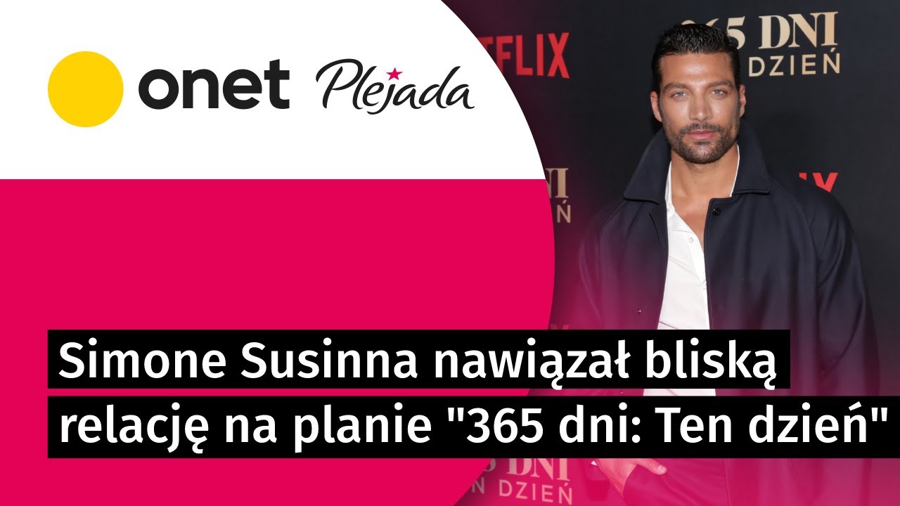 Simone Susinna nawiązał bliską relację na planie 