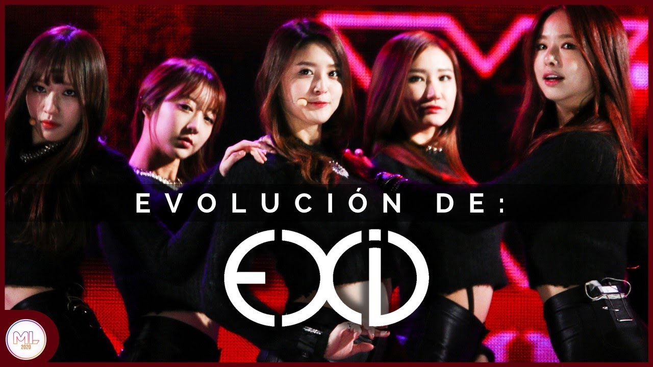 Evoluci&oacute;n de EXID (2012 - 2019)