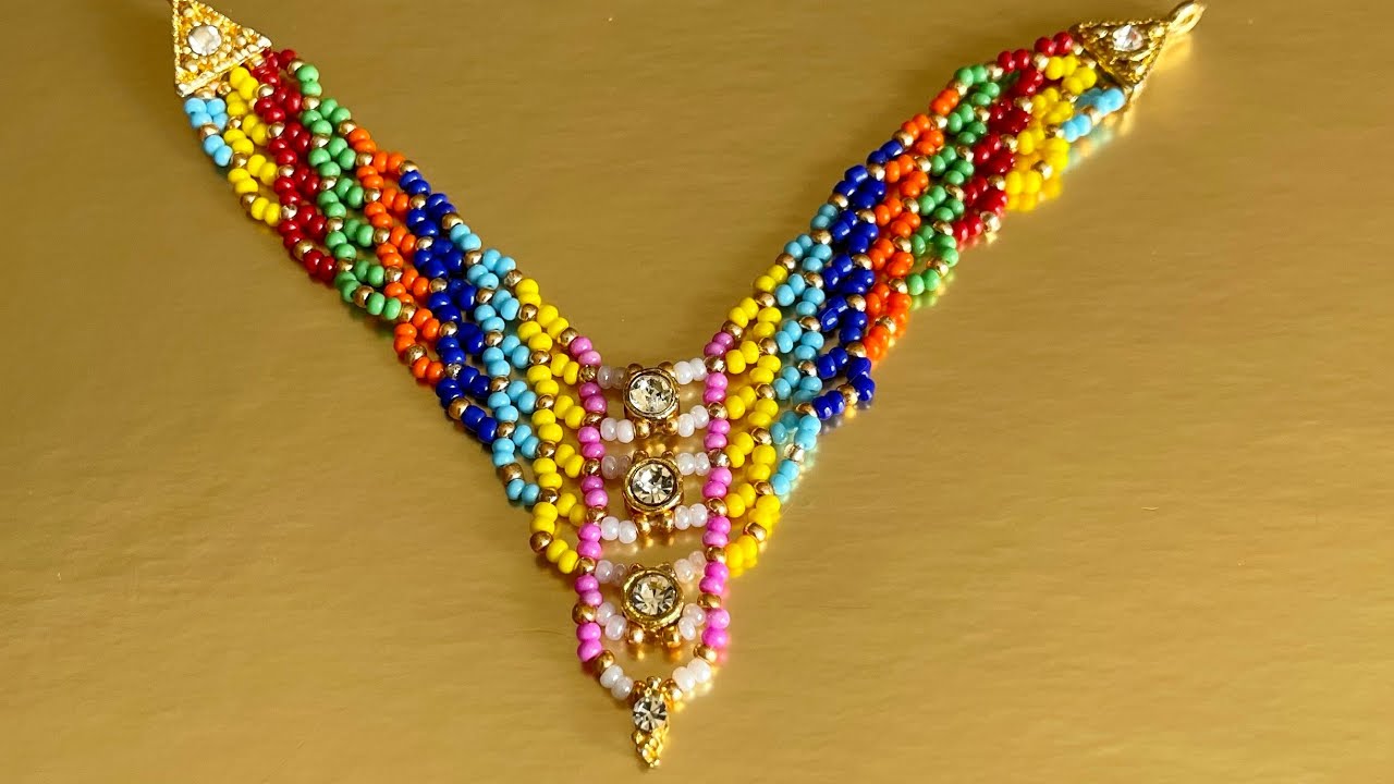 Thakorji malaji/gadiji mala/ashtasakha/laheria/lઠાકોરજીના સિંગાર/laddu gopal mala/BEADED NECKLACE