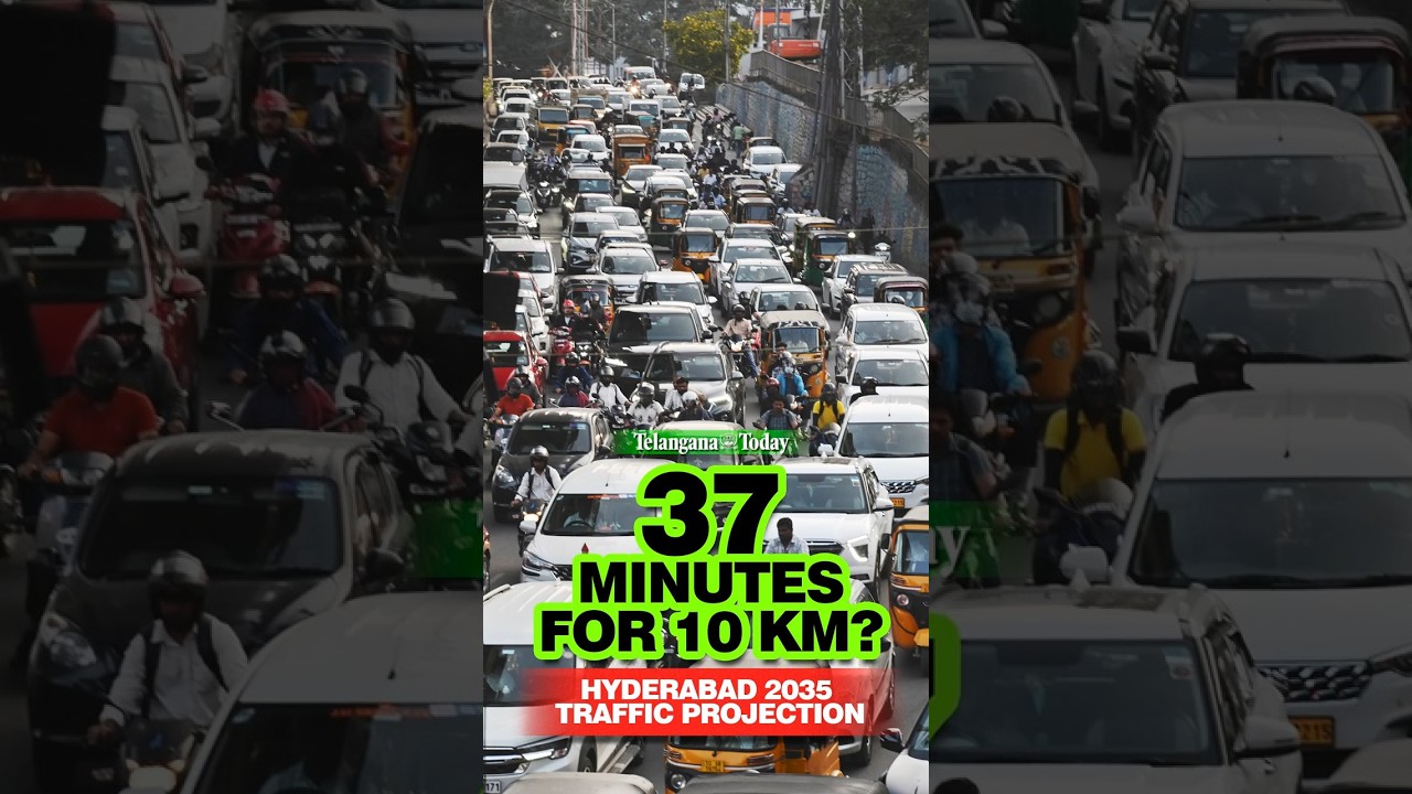 Hyderabad traffic report 2025: How bad is congestion now? | Telangana Today  #hyderabadnews