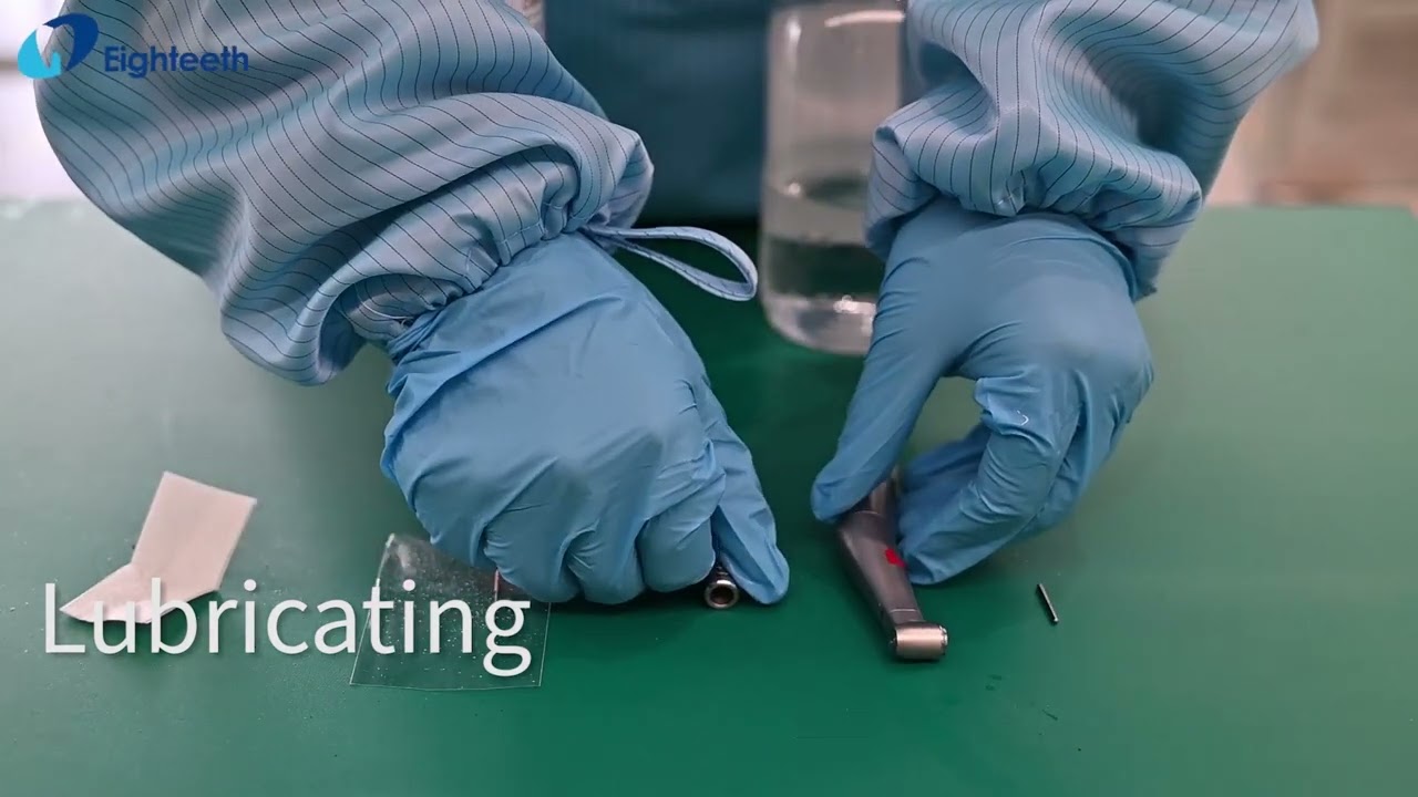 Maintance video -electric motor and 1:5 electric handpiece -MotorTurbo & E-ASP1