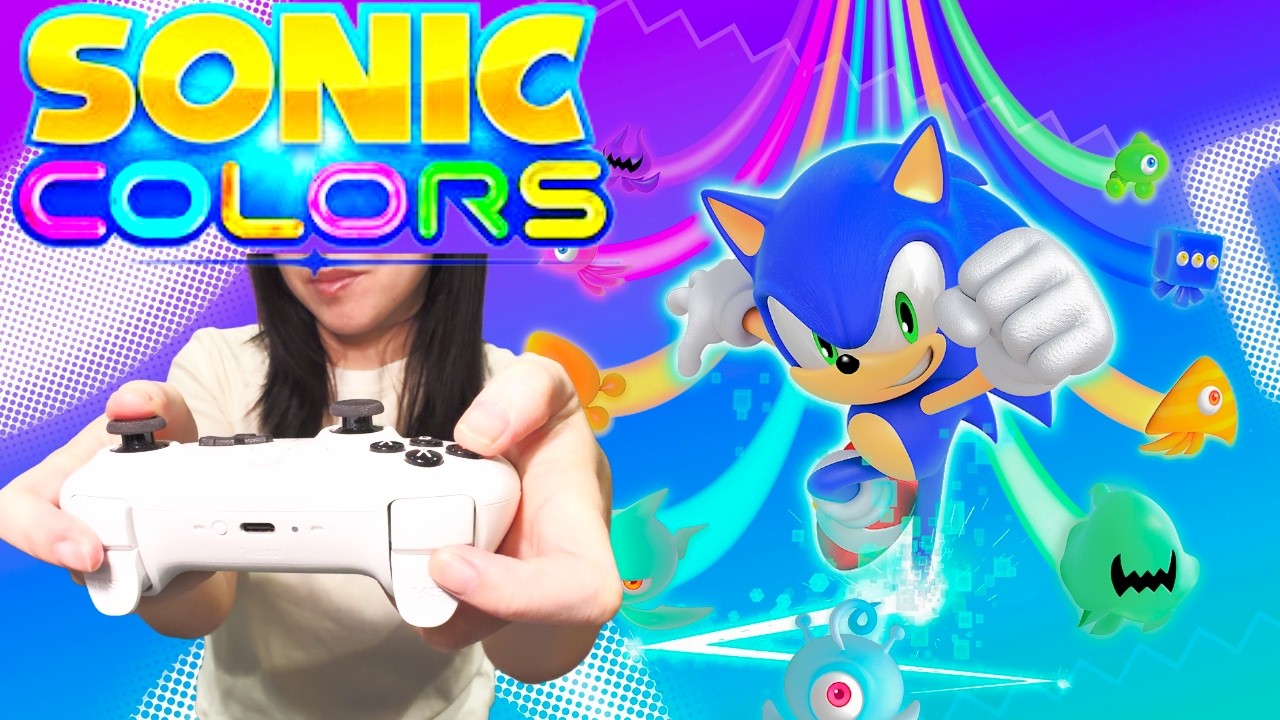 [ASMR] Sonic Colors Ultimate: Satisfying Controller Sounds & Whispers 🎮