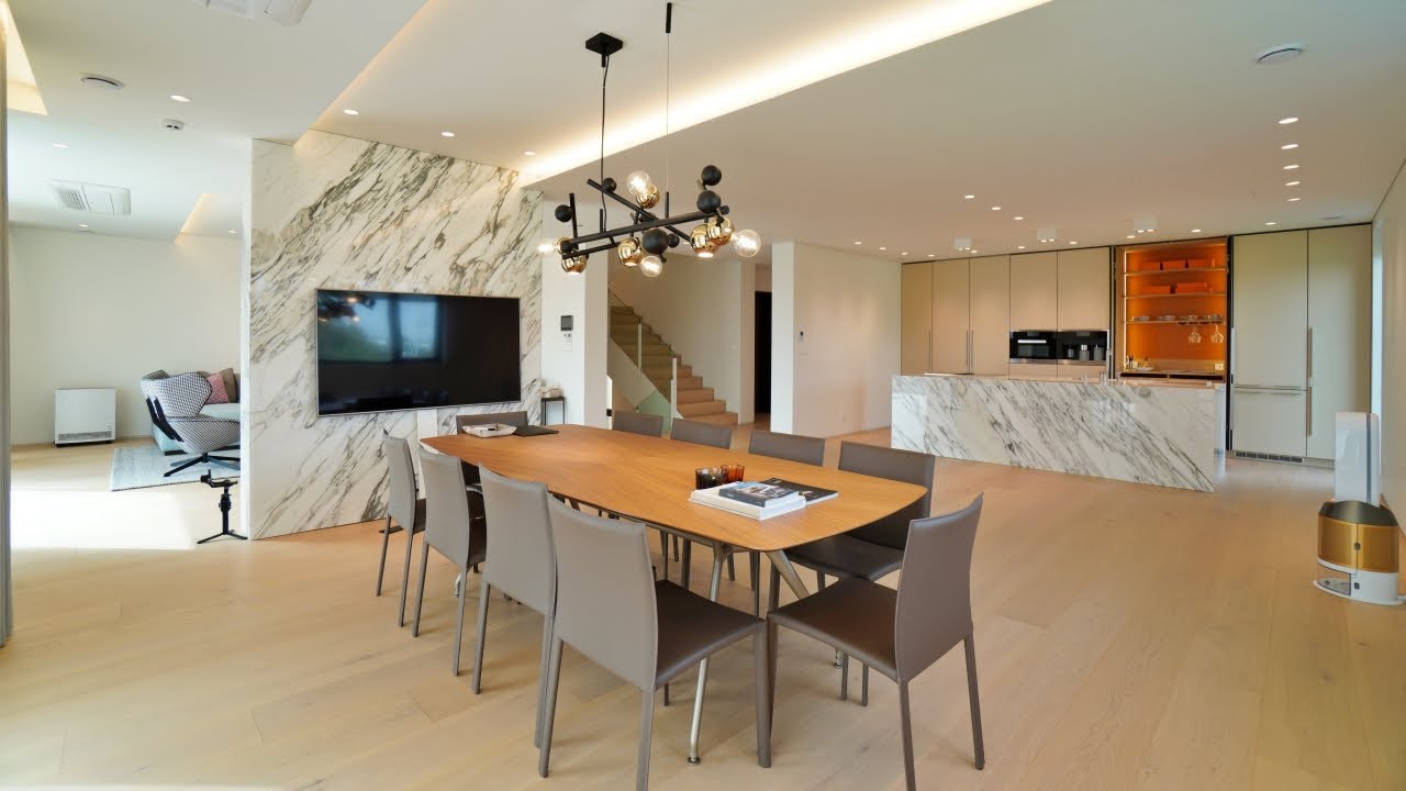 실내면적만 132평형 4개층으로 된 제주도 타운하우스 Townhouse Tour