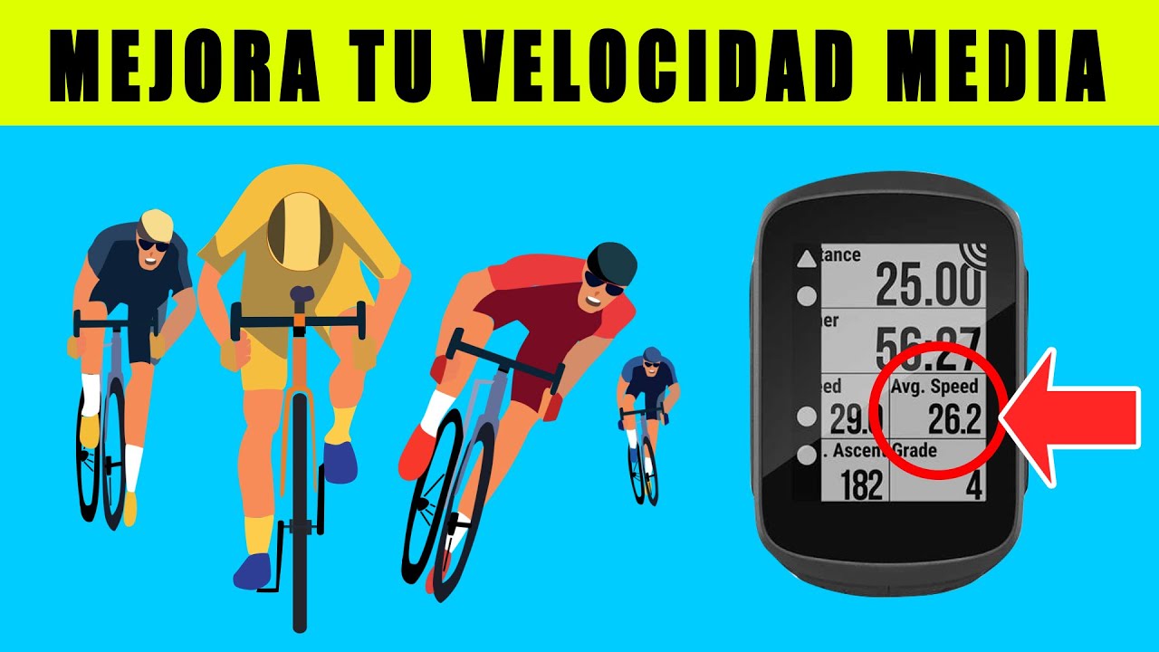 🏆11 TRUCOS PARA AUMENTAR TU VELOCIDAD MEDIA  🚲 SALUD CICLISTA