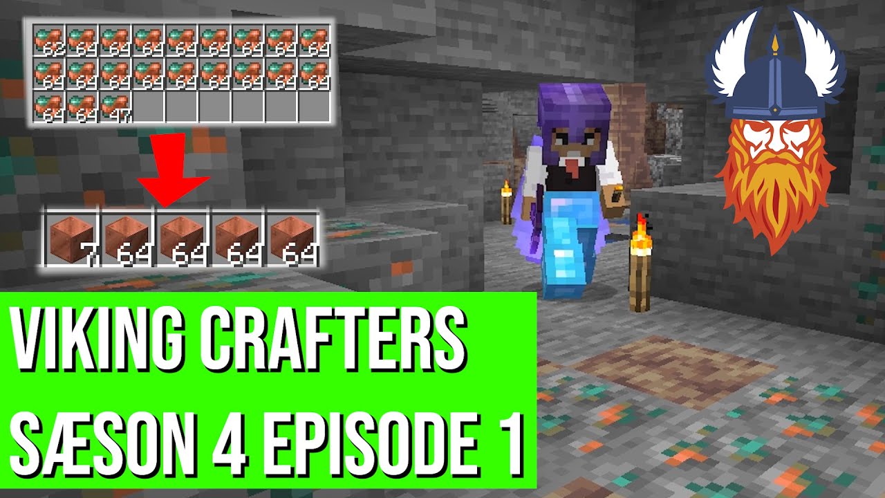 En fræk mængde cupper !!!!! - Viking Crafters Ep 1 ( Dansk Minecraft SMP)