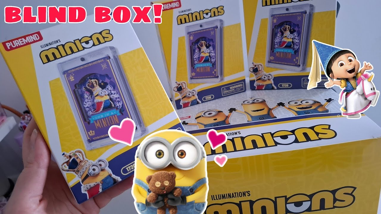 APRIAMO UNA INTERA BOX A SORPRESA DEI MINIONS!!! BLIND BOX PUREMIND