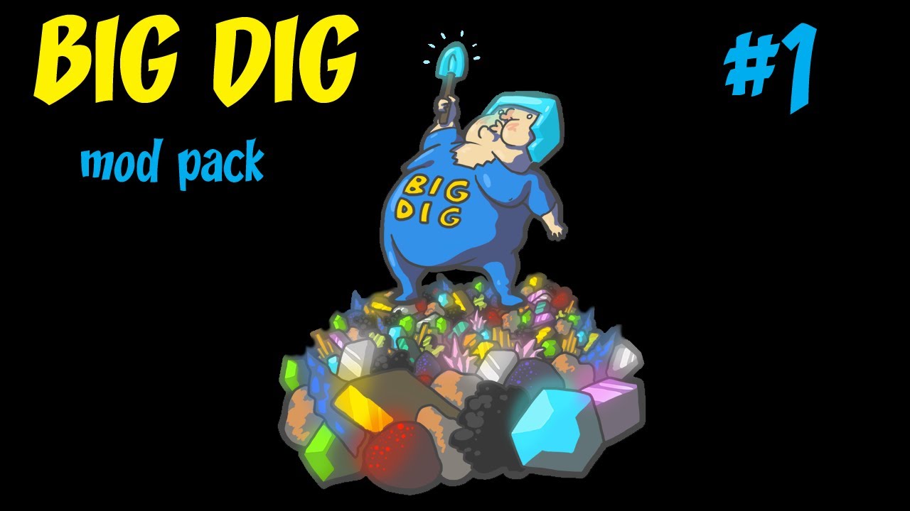 Мод-пак BIG DIG | Minecraft #1