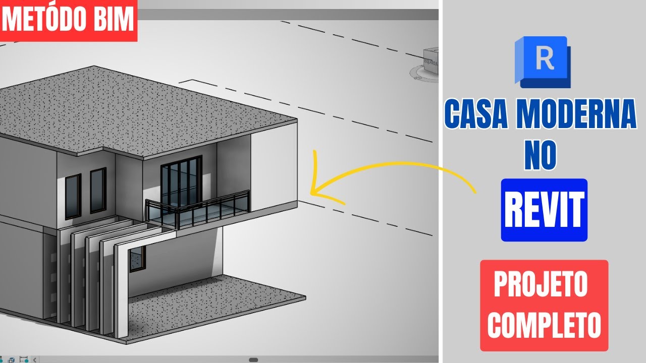Tutorial de como fazer uma casa pequena e moderna no REVIT [COMPLETO]