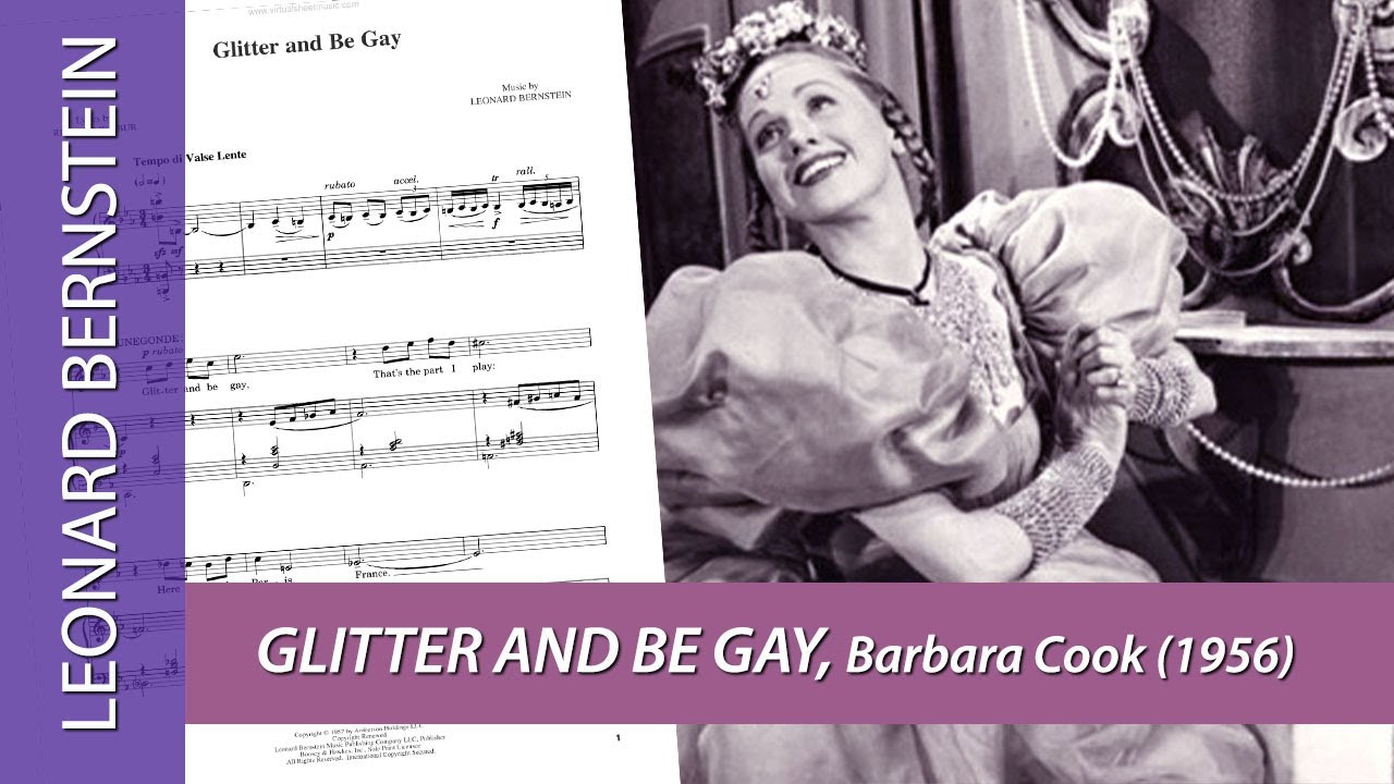 Barbara Cook sings GLITTER AND BE GAY from 