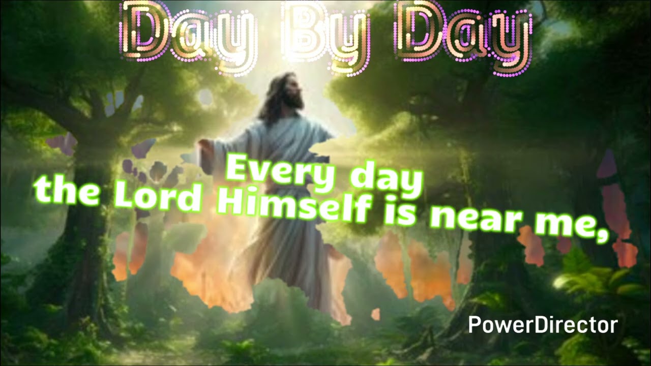Day By Day　Lyrics/　Hymn, Worship Song　/ Cover by Hide-Yuki / Arrenge by Hide