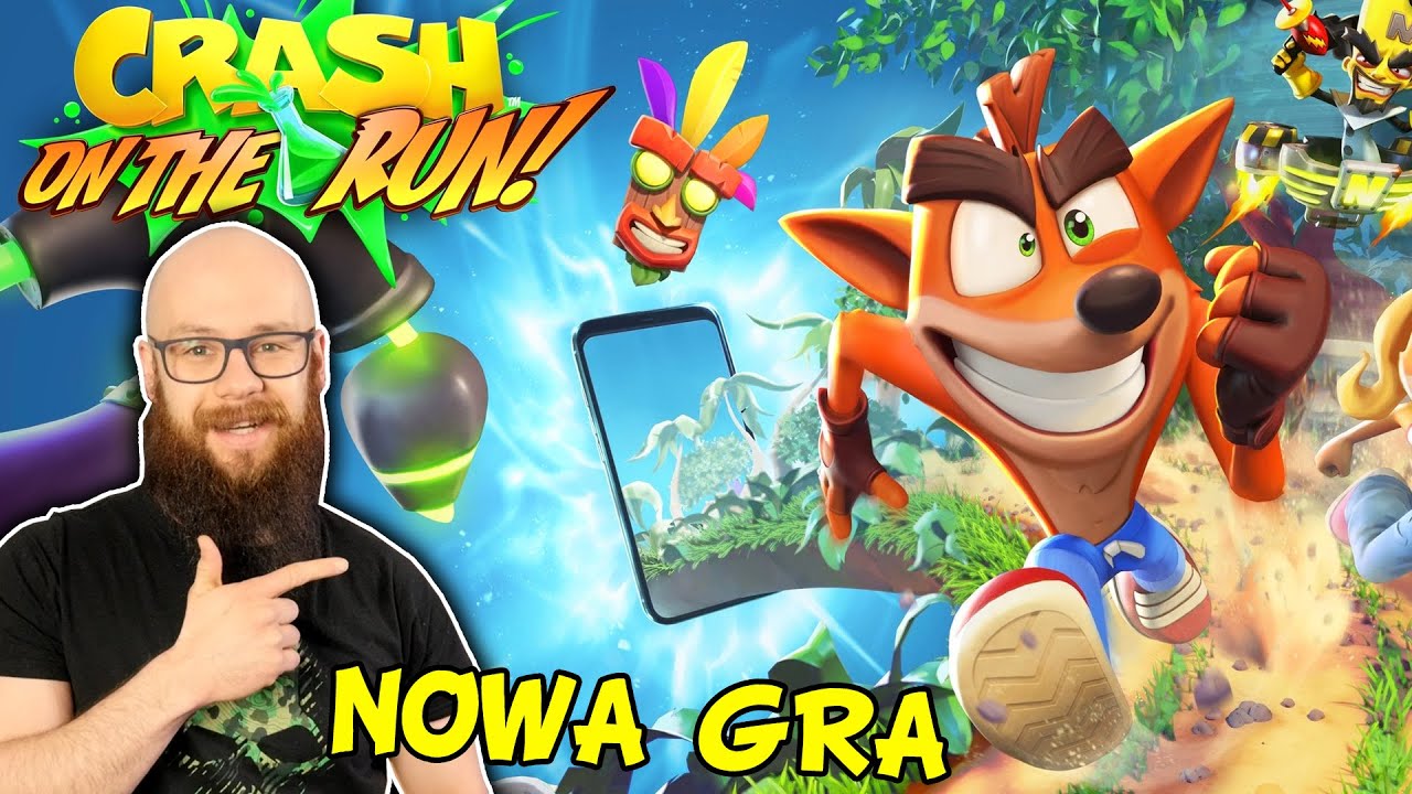 Crash Bandicoot: On the Run! Po Polsku Na Telefon - PIERWSZA WYSPA!