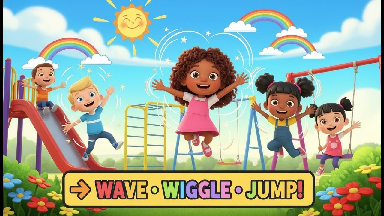 🎵 “Wave, Wiggle, Jump, Wonderful Day!” 🎵