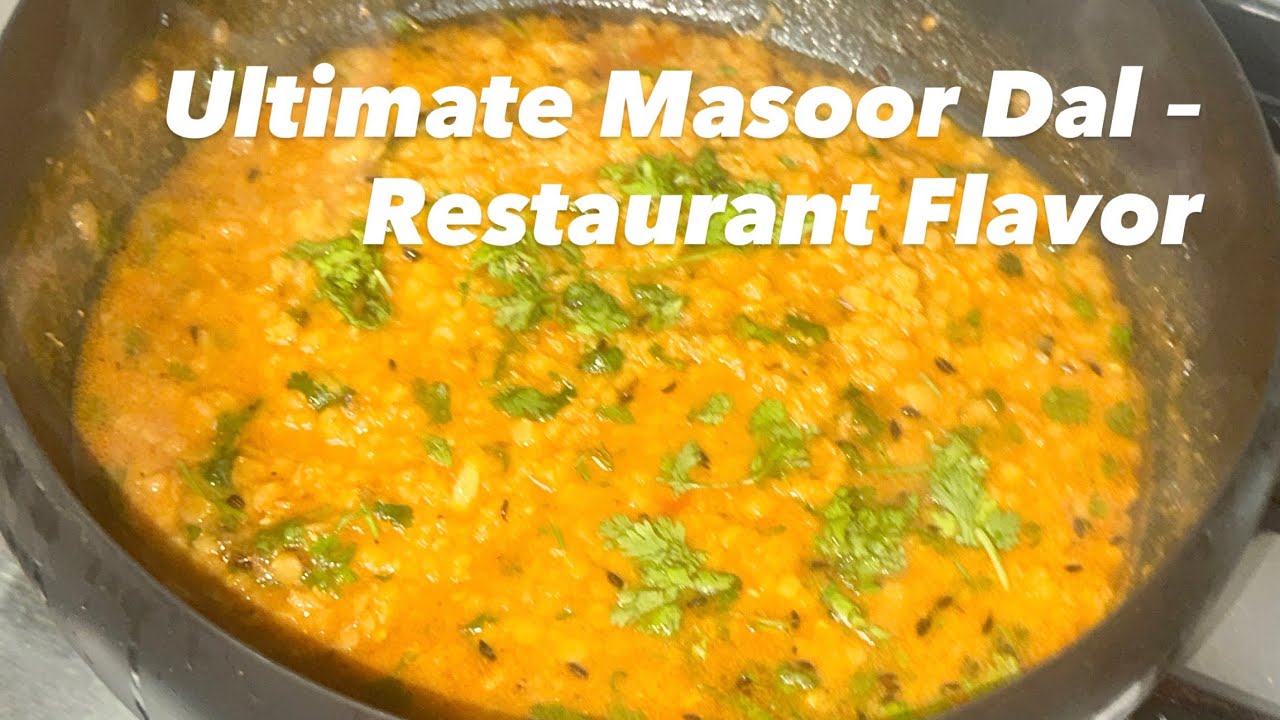 Restaurant-Style Masoor Dal | Quick & Tasty#mehmoonaimran 