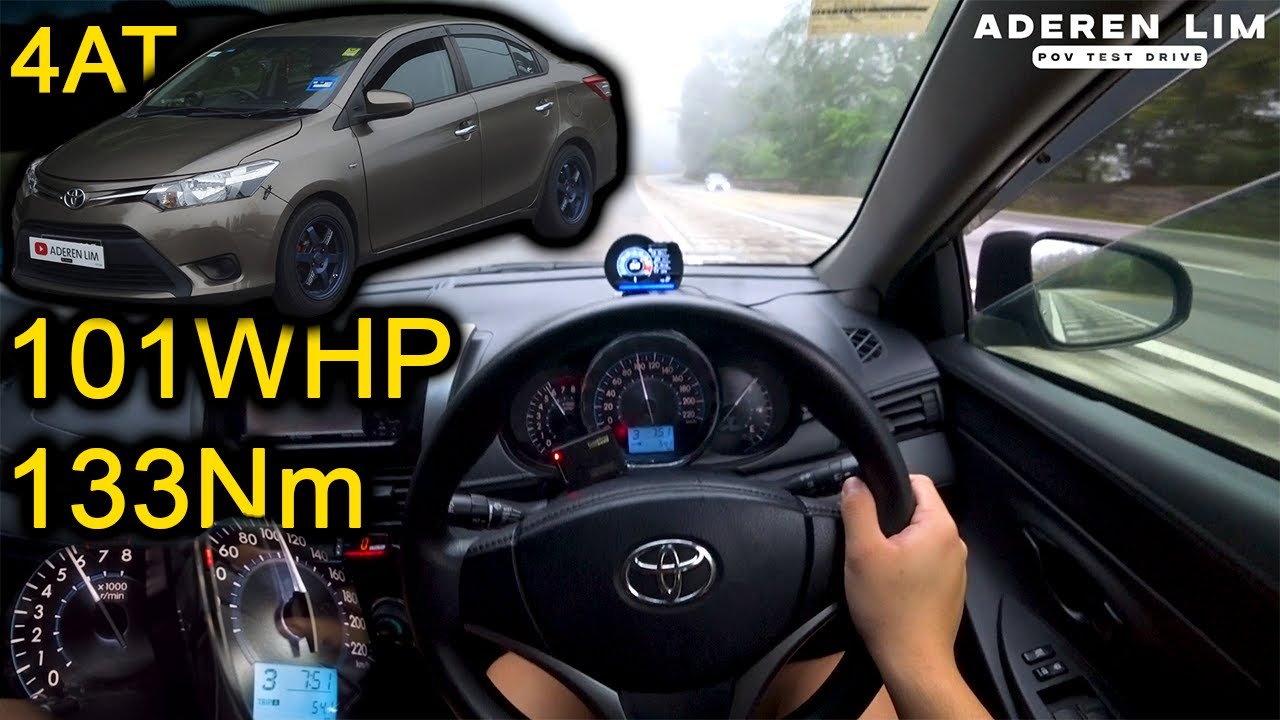 NCP150 Toyota Vios 1.5J 4AT | Malaysia #POV [Genting Run 冲上云霄] [CC Subtitle]