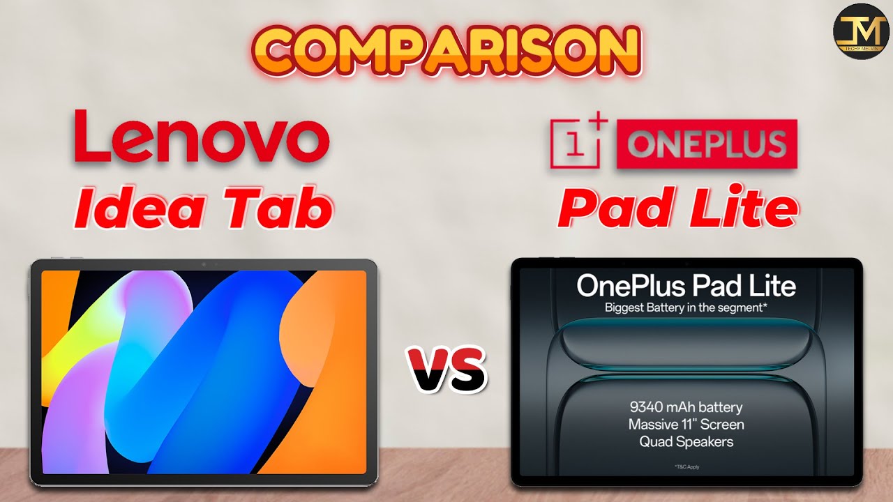 Lenovo Idea Tab vs OnePlus Pad Lite : Which Tablet is Best❓😱
