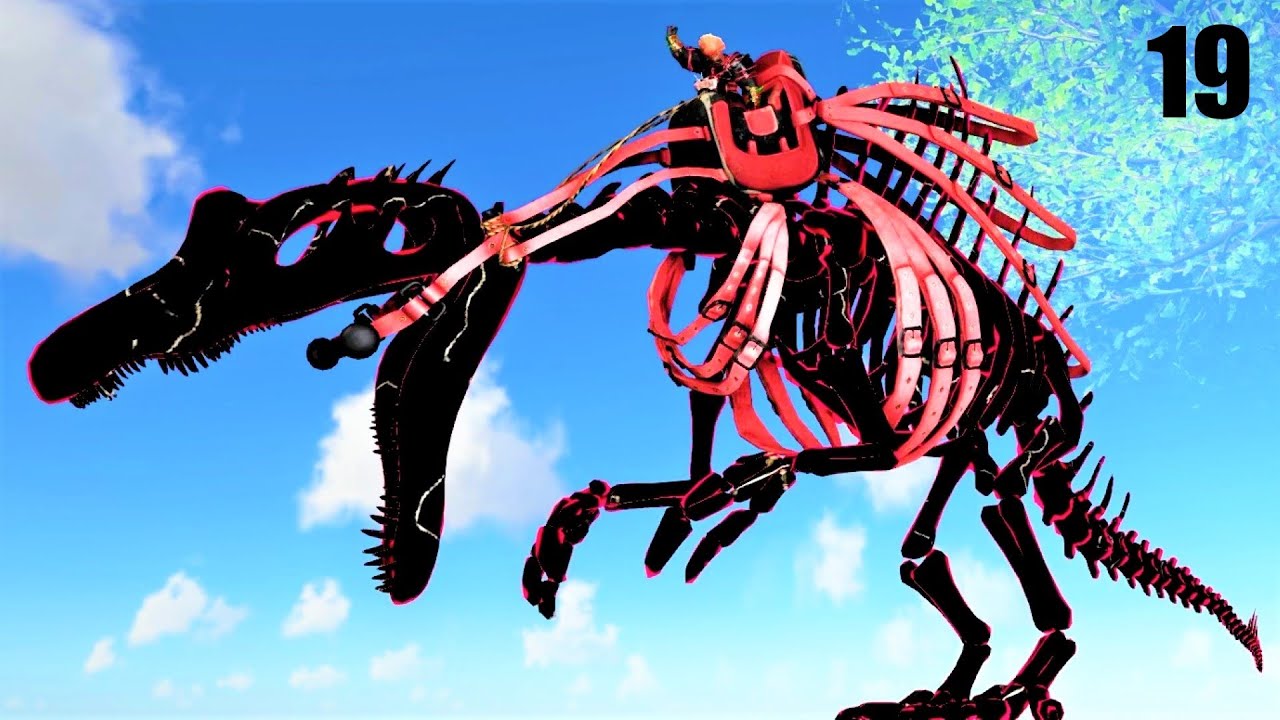 DECAYING BONE DINOS ARE SO STRONG! (FJORDUR GAIA2 MODDED) ARK SURVIVAL EVOLVED E19