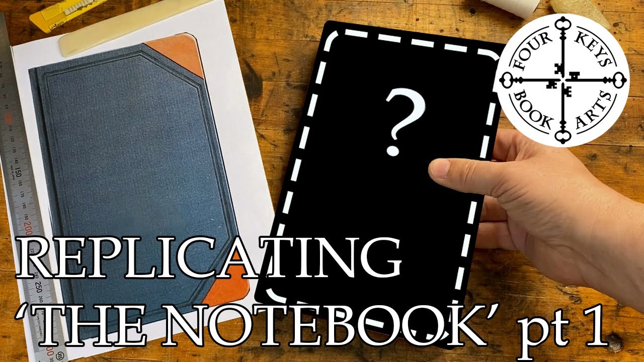 Replicating 'The Notebook' Part 1: Planning, Folding Signatures, Cutting Boards, Sewing and Trimming