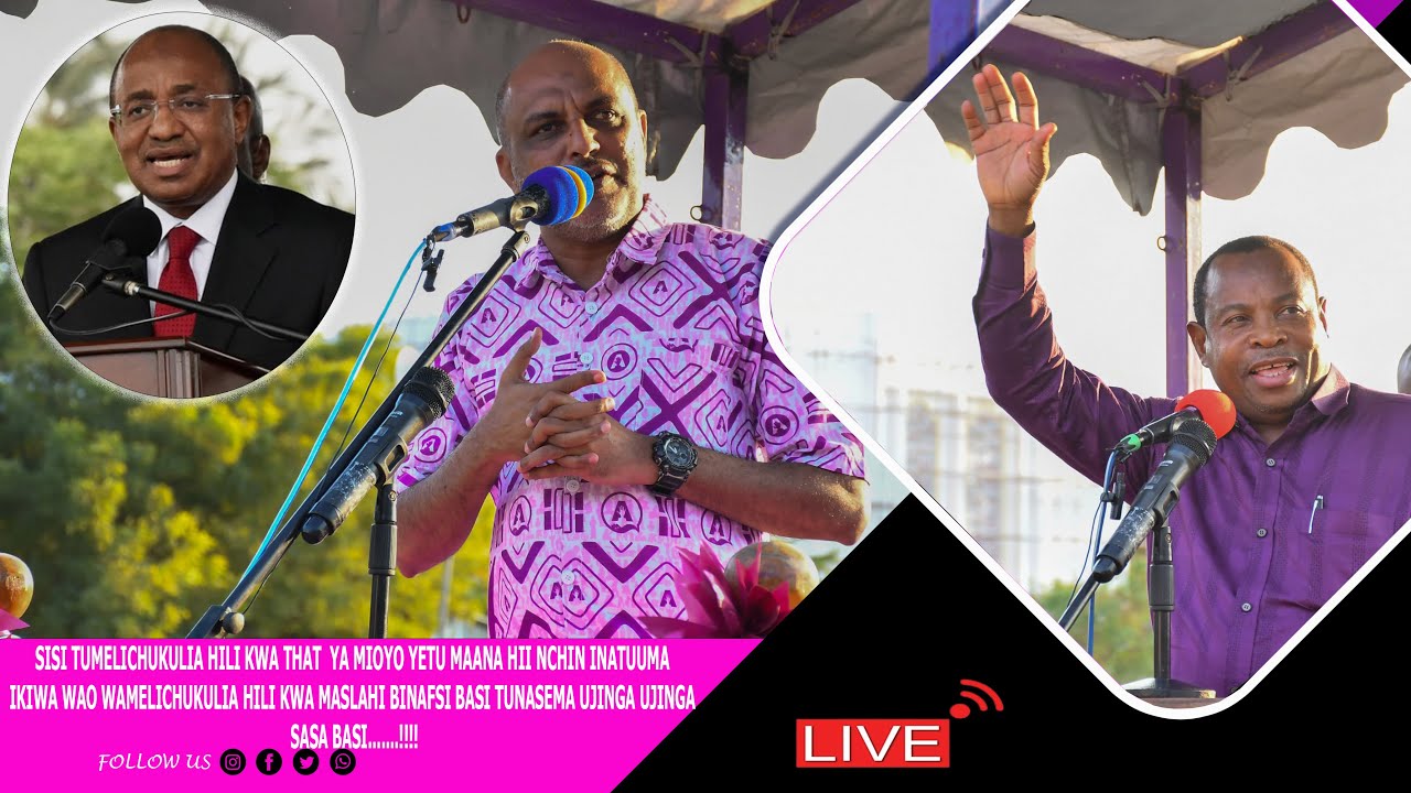 #LIVE 🔴: MKUTANO WA HADHARA WA CHAMA CHA ACT WAZALENDO MKOANI PEMBA 29.7.2024 #JUSSA #OMO #ACT