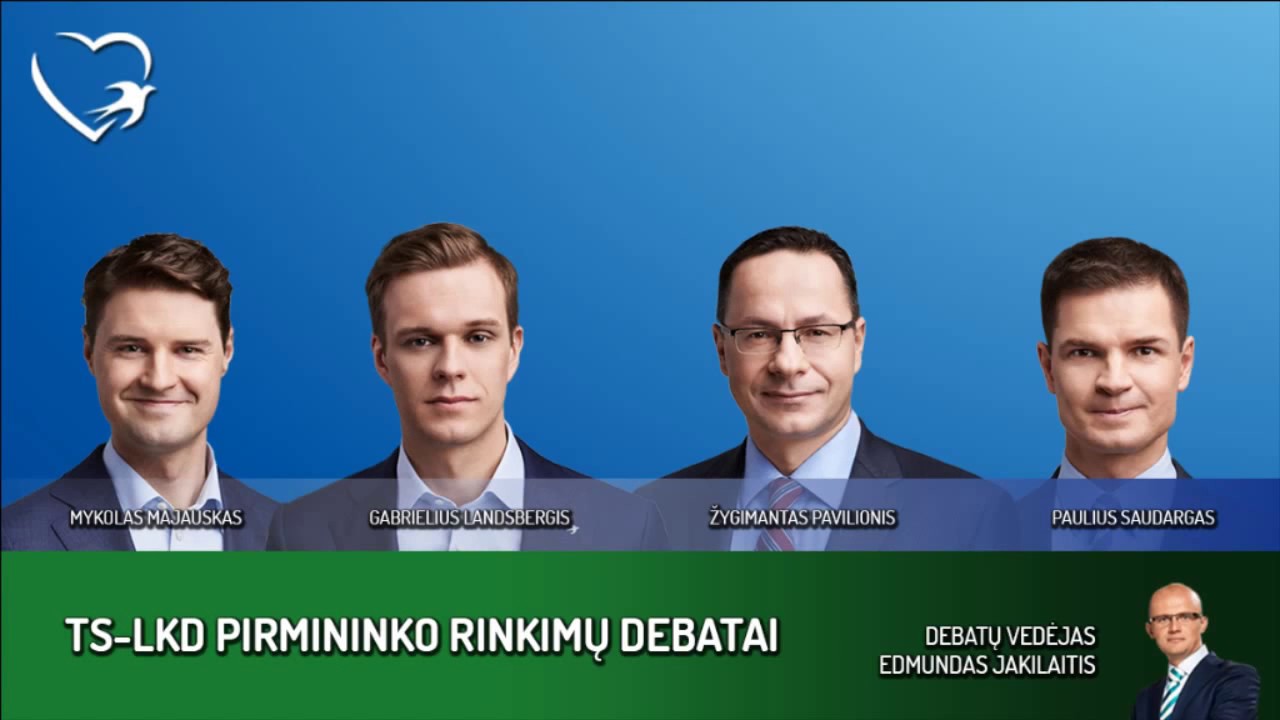 TS-LKD pirmininko rinkimų debatai