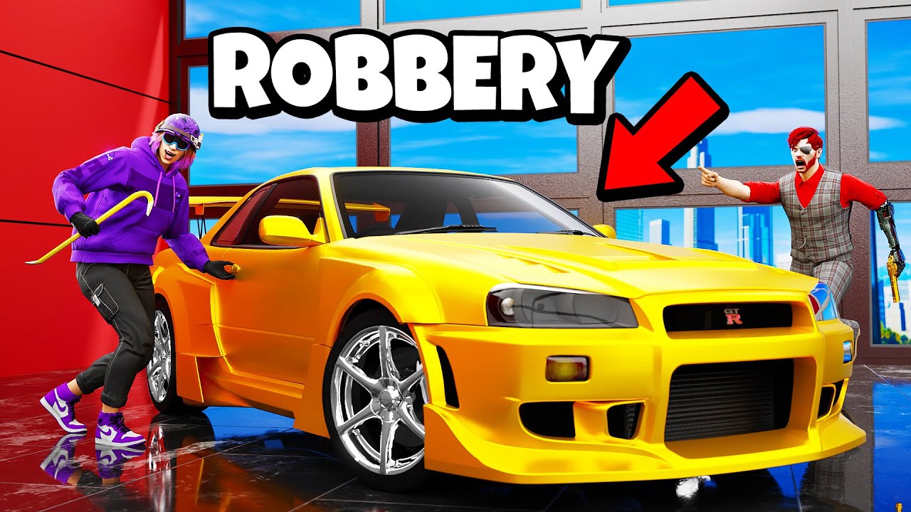 Robbing A JDM Dealership In GTA 5 RP