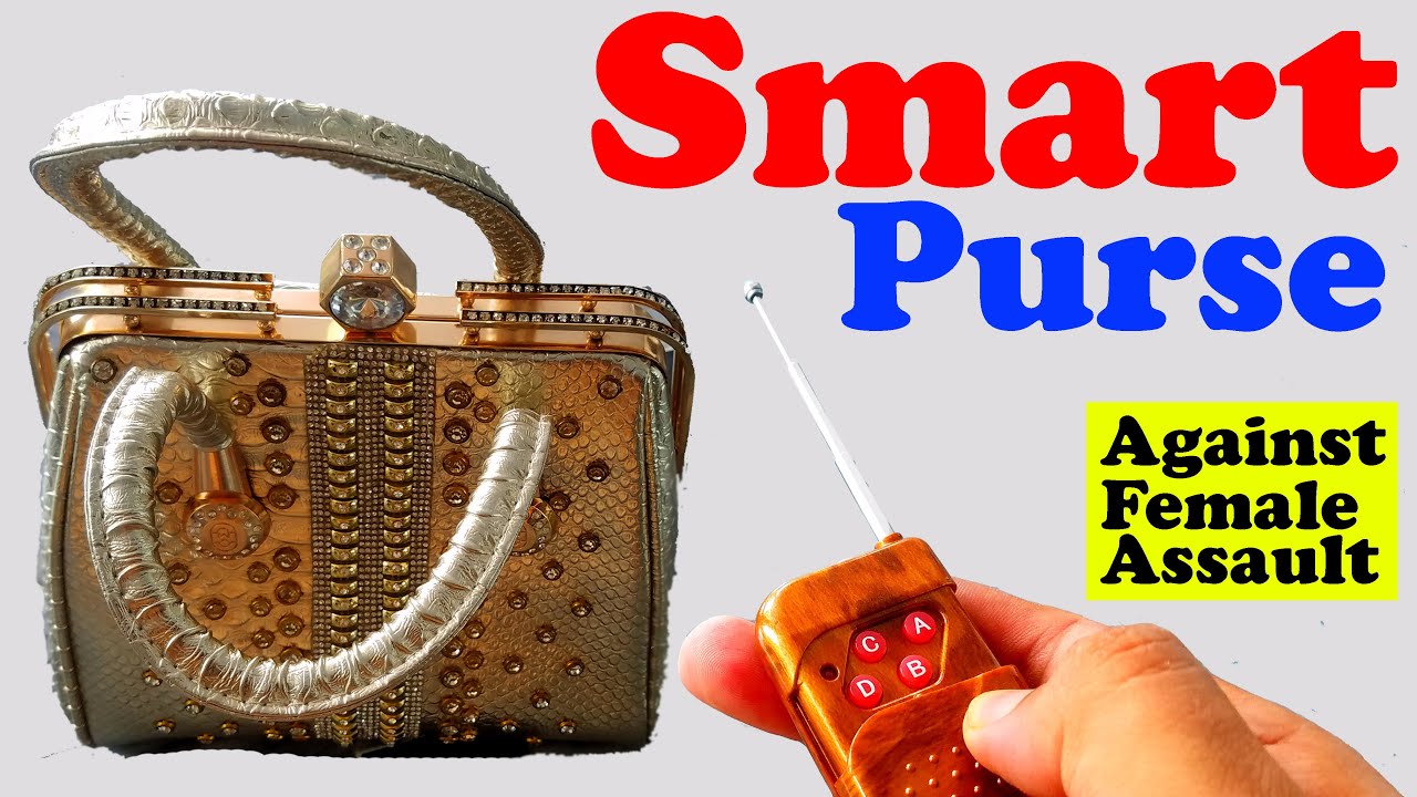 Women Safety Device, Smart Purse with GSM and GPS Location Tracking, Smart Girl Security System