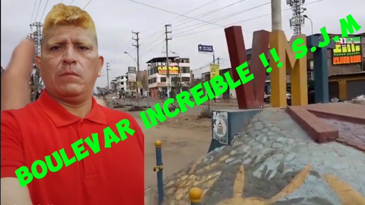 como es el bulevar de la pista nueva villa maria del triunfo lima peru
