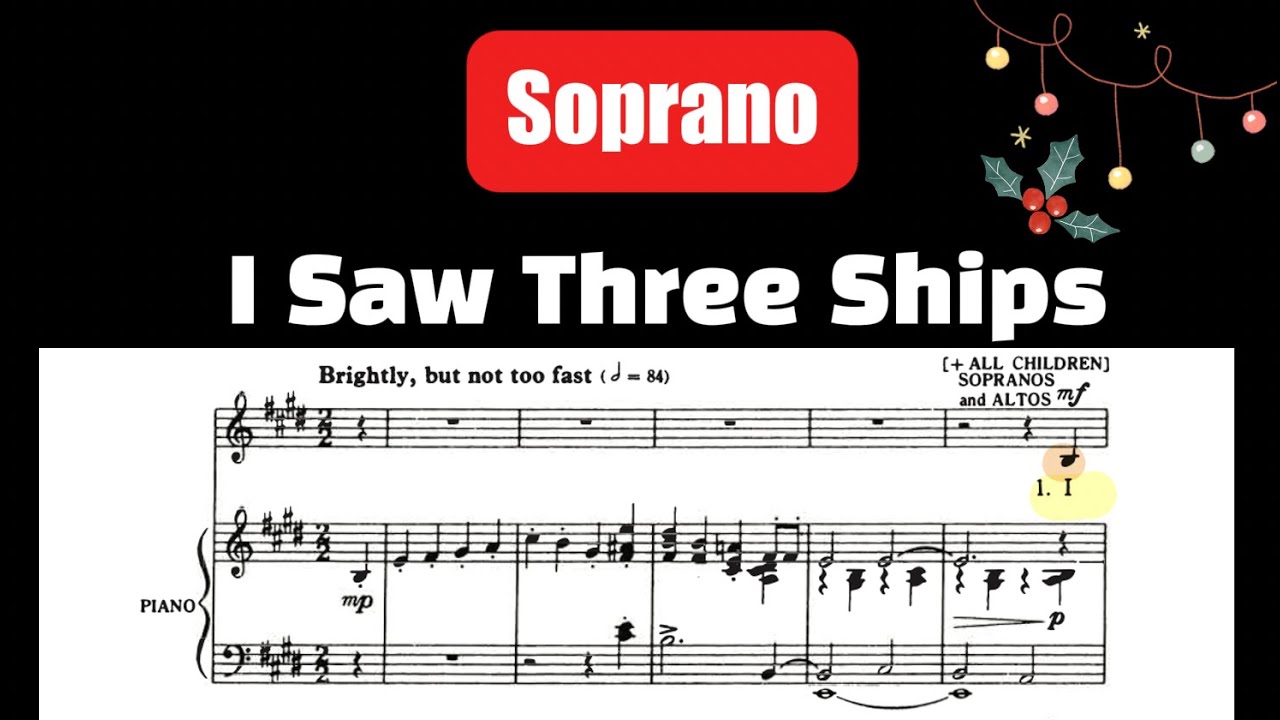 I Saw Three Ships - John Rutter | Soprano