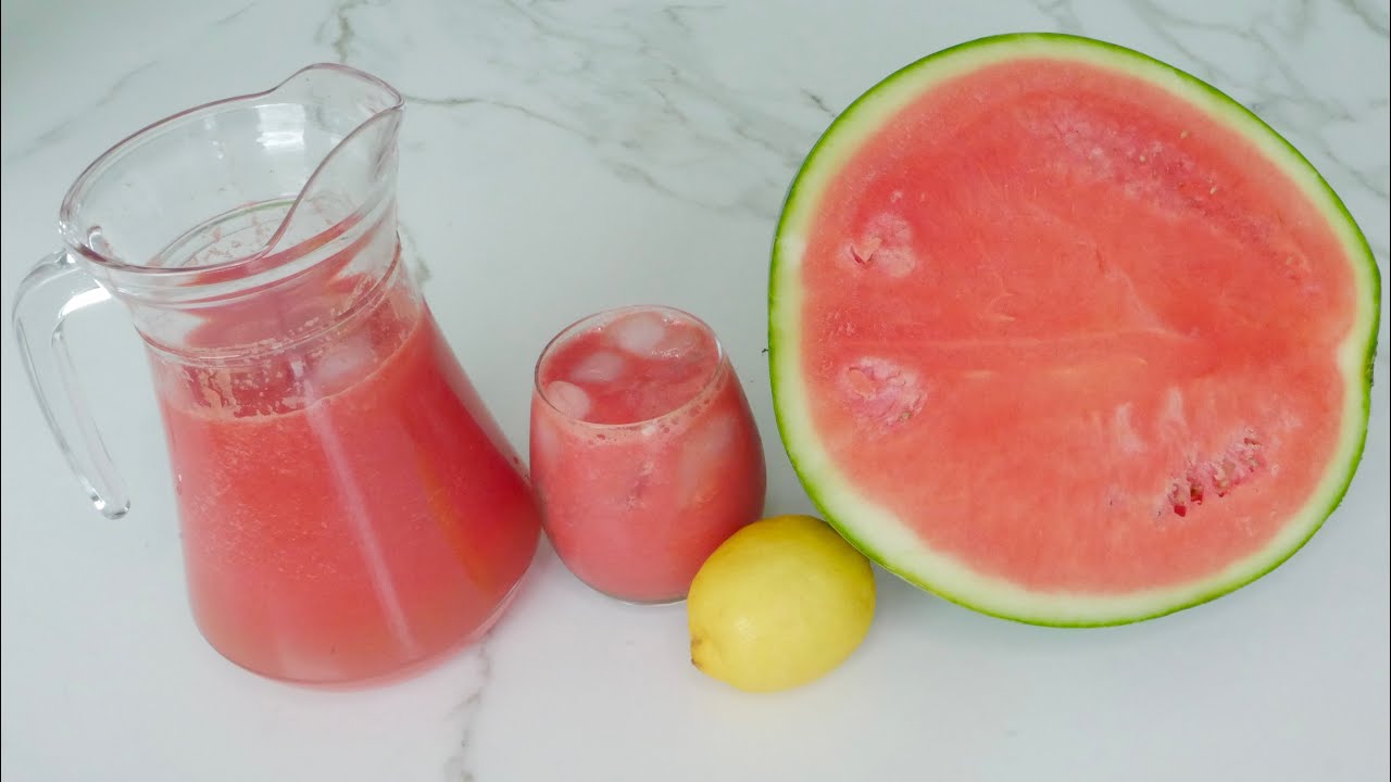 Juisi ya tikitimaji | Jinsi yakutengeneza juisi nzuri ya watermelon /tikitimaji 🍉 na limau .