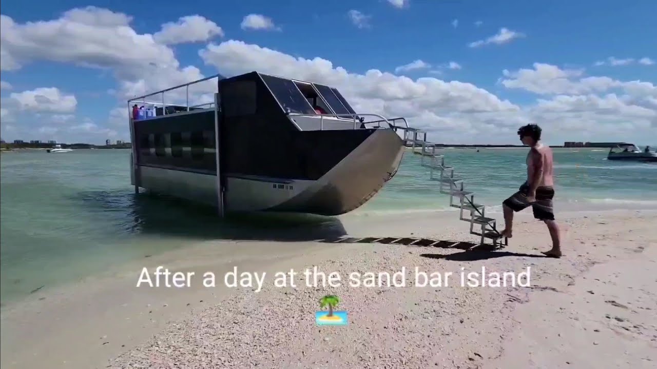 Crazy Things Seen While Island Hopping A Trailerable Houseboat That Lifts Itself Out Of The Water!!!
