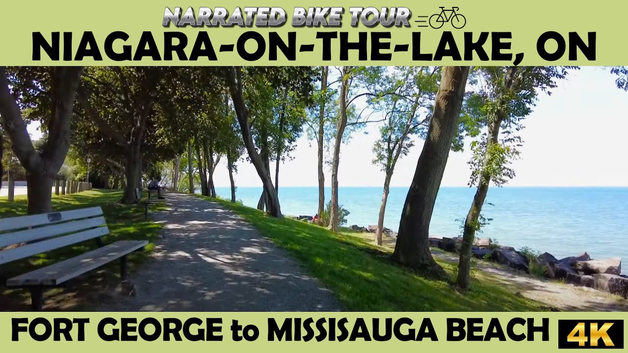 🌳  Niagara-on-the-Lake, Ontario 🏖️ 4K Bike Ride