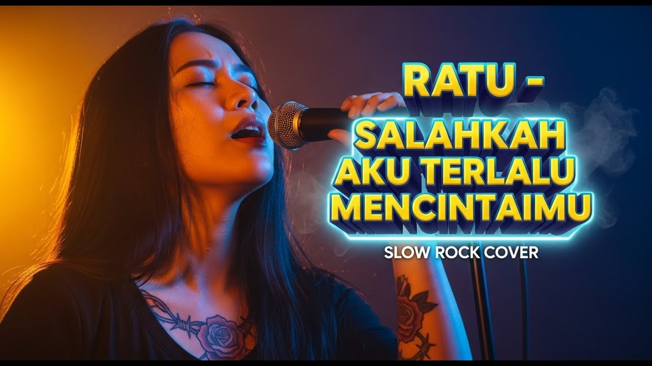 😭 RATU - SALAHKAH AKU TERLALU MENCINTAIMU | Slow Rock Cover | Suaranya Bikin Sesak Dada ✨