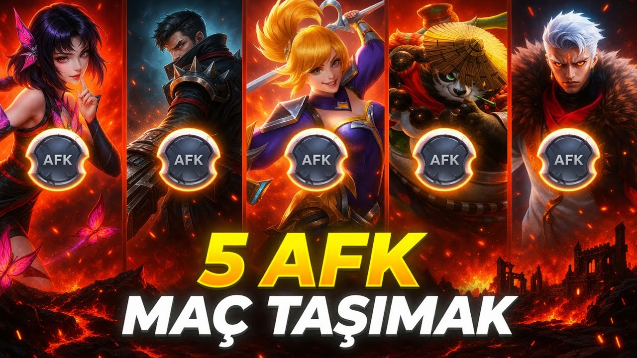 5 AFK MAÇ TAŞIYOR / YAPAY ZEKALAR BİZDEN İYİ A