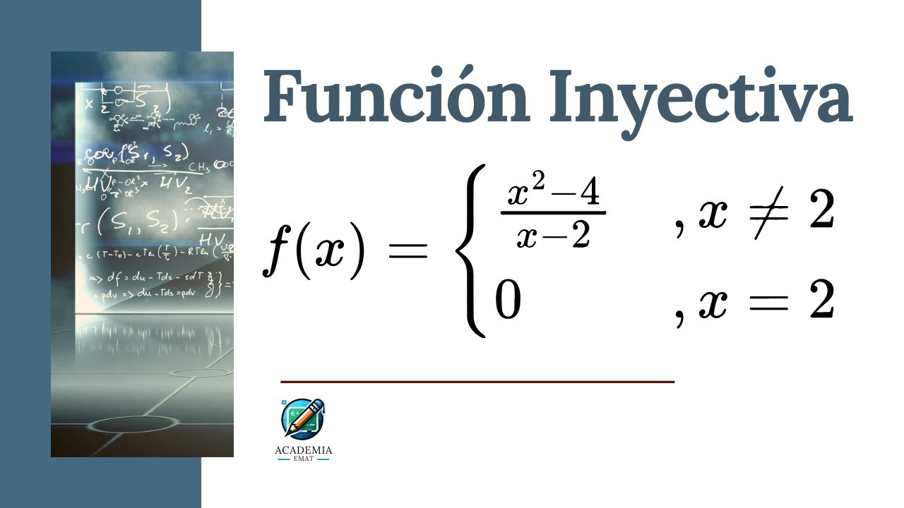 Función por partes: ¿Es inyectiva? | Ejercicio 3 con análisis completo
