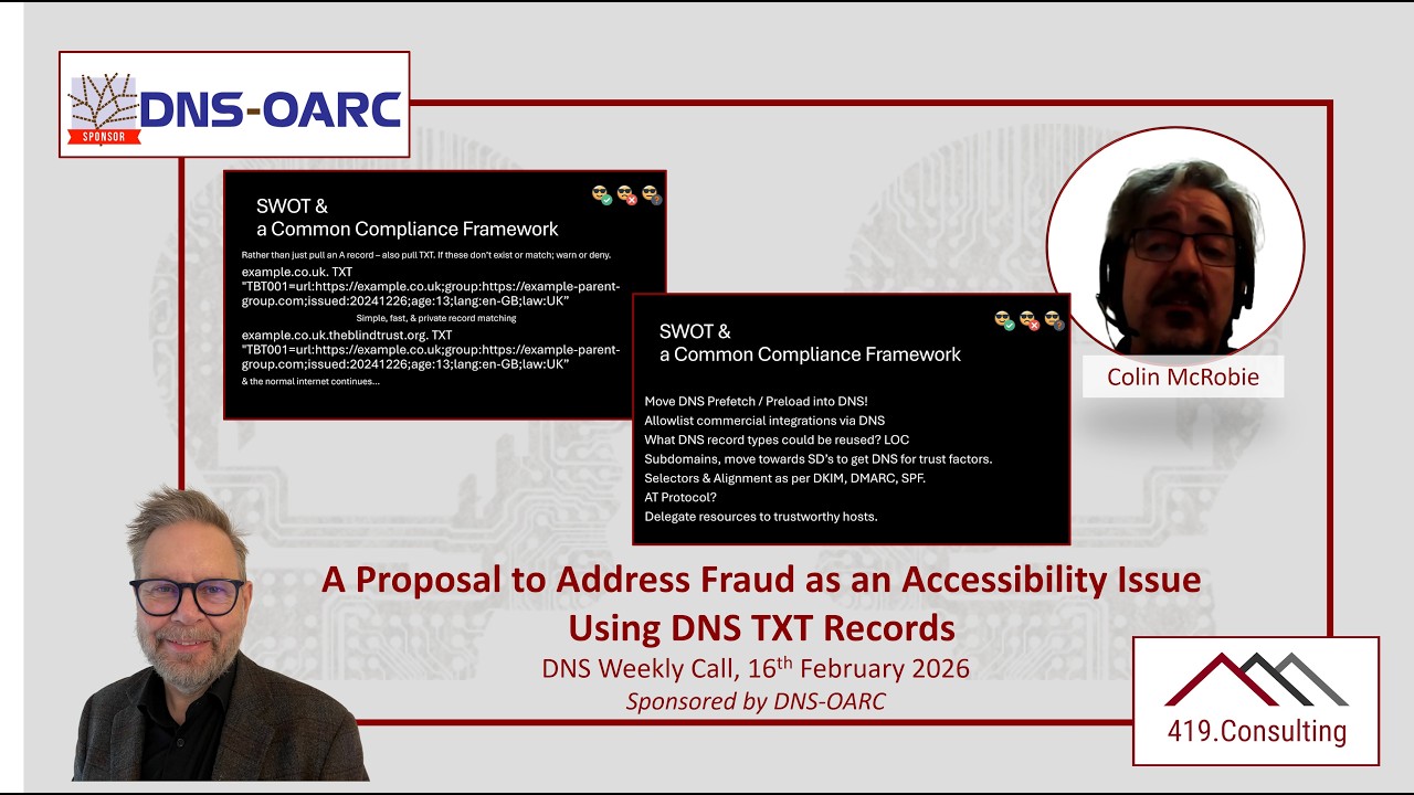 DNS Policy and Technical Call, 16 February 2026