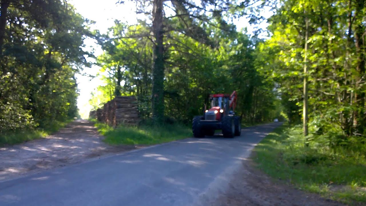 Nisula N5 harvester on the road