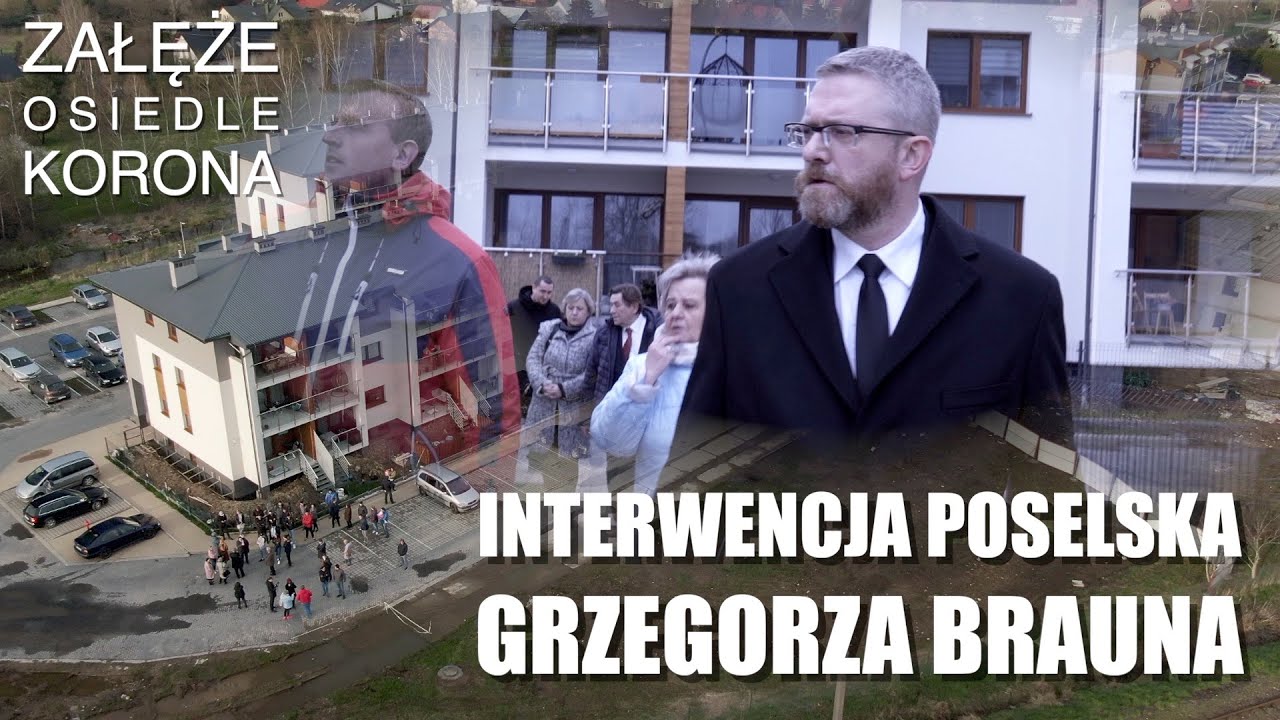 INTERWENCJA poselska GRZEGORZA BRAUNA na osiedlu KORONA - Rzeszów