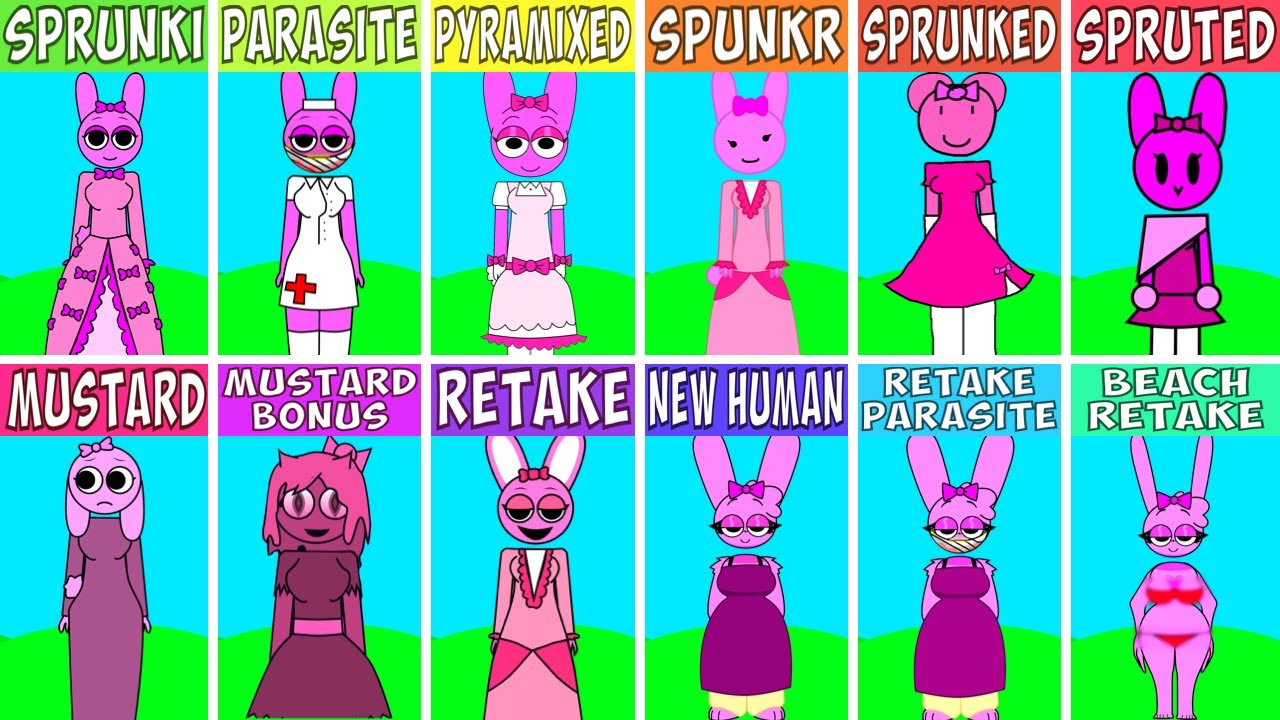 ALL BEST Incredibox Sprunki HUMAN MODS