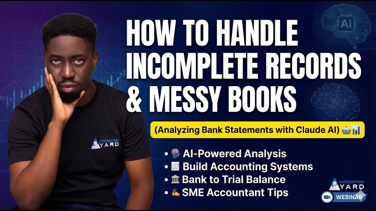 How to Handle Incomplete Records & Messy Books (Analyzing Bank Statements with Claude AI) 🤖📊