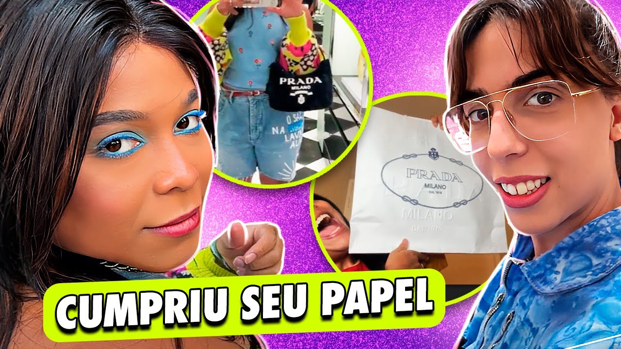 PROVANDO BOLSAS:  A ADAM ME DEU UM PRESENTE DA PRADA | BLOGUEIRINHA
