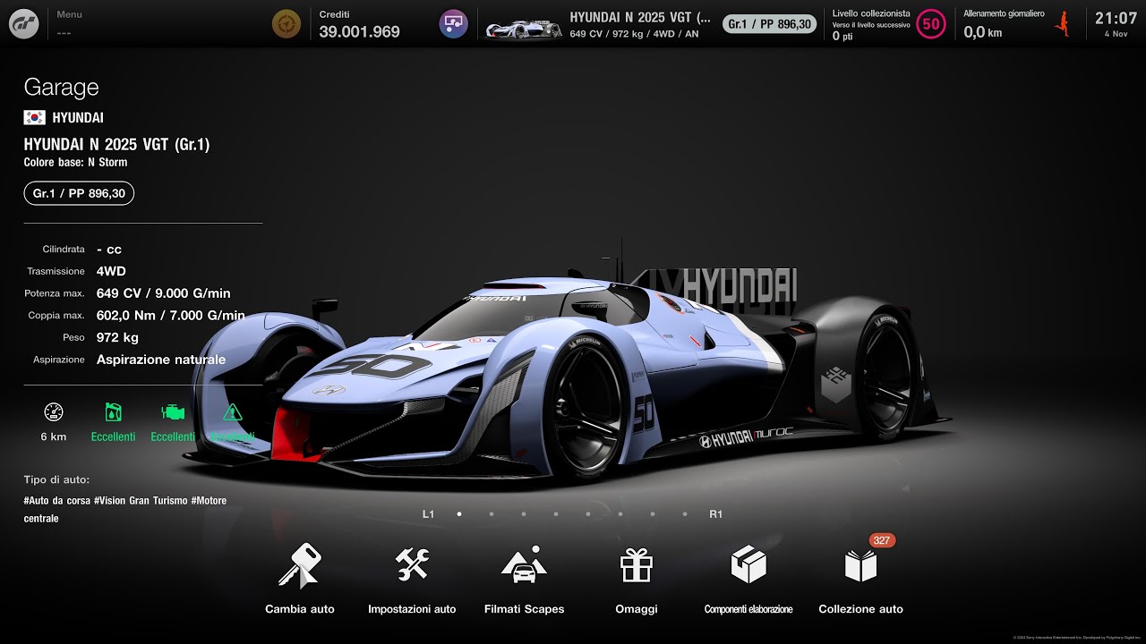 GT7 LE MANS 900PP - HYUNDAI N 2025 VGT GR1