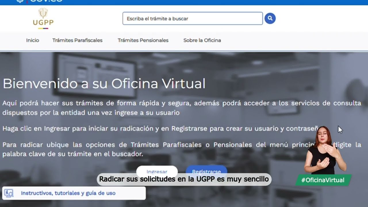 Radicacion general en la Oficina Virtual