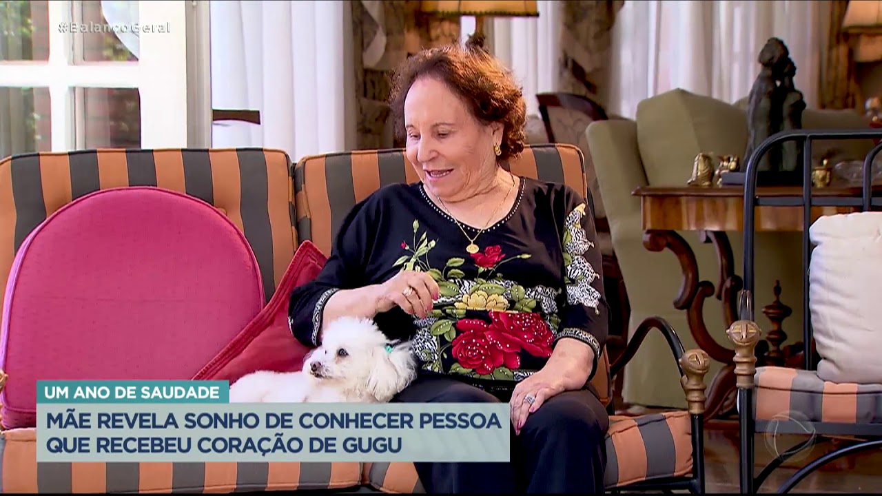 Mãe de Gugu revela sonho de conhecer pessoa que recebeu coração do filho