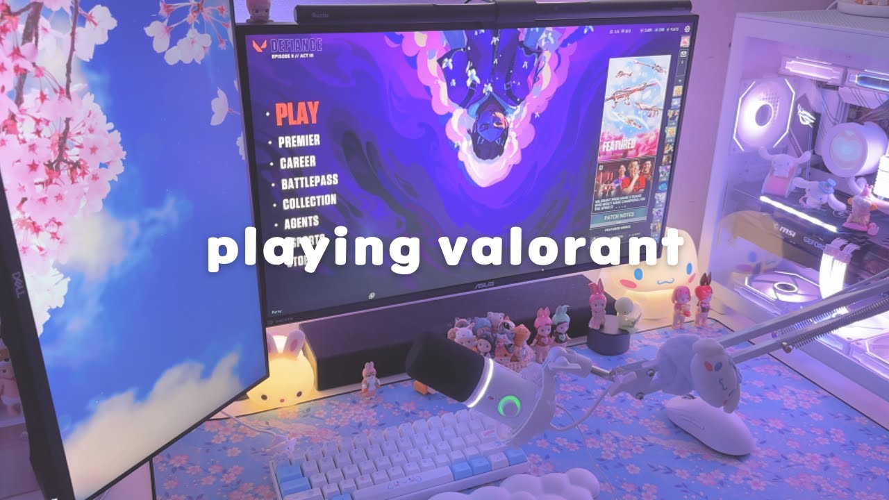 gaming vlog 🎮🎧 | lofi music, chill night, valorant
