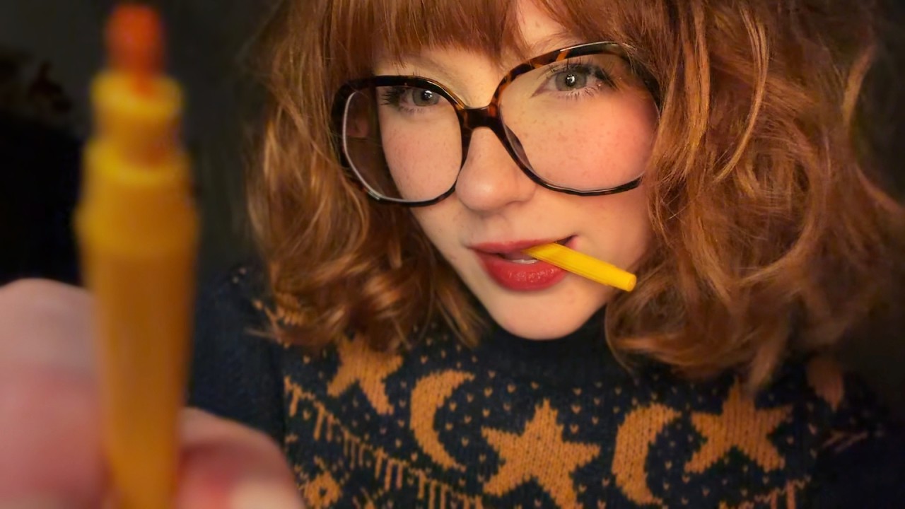 asmr drawing on ur face ✏️🎨  up close invisible triggers