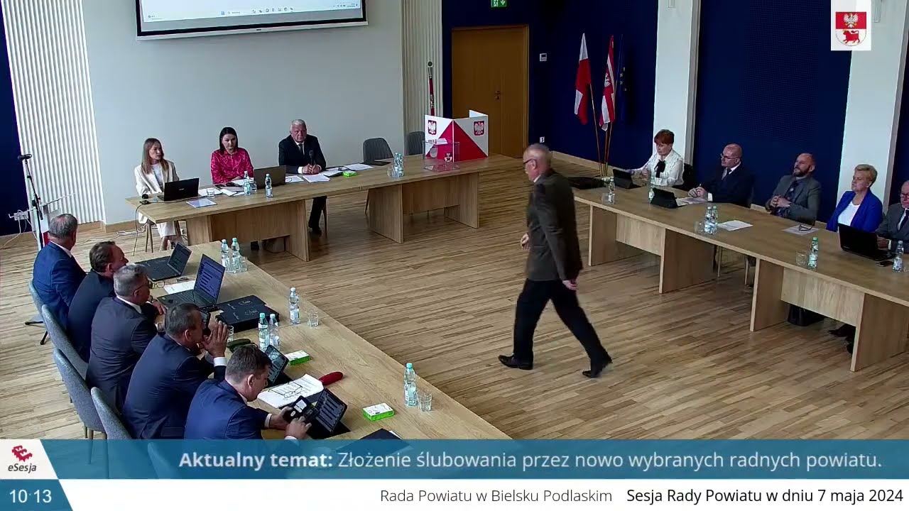 I sesja Rady Powiatu w Bielsku Podlaskim, 7 maja 2024 r.